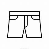 Cortos Pantalones Bermuda Dibujo sketch template