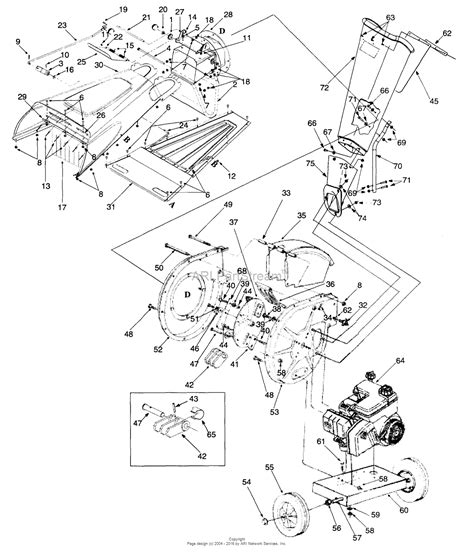 mtd     parts diagram   hp chipper shredder