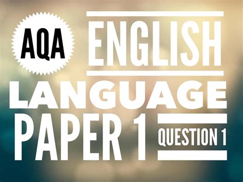 english language paper  teaching resources
