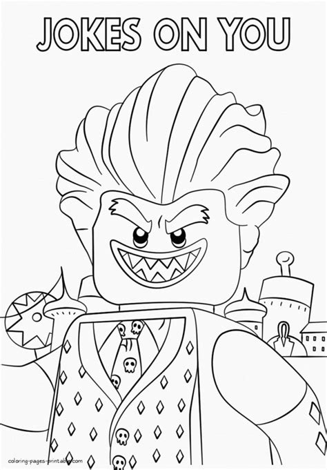 coloring page joker coloring page photo ideas lego  coloring home