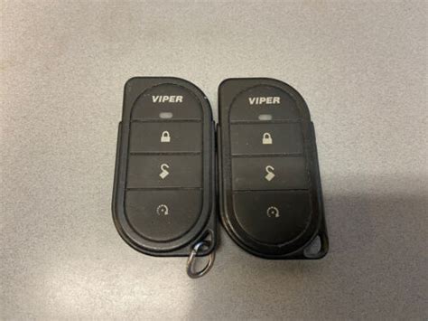 lot  viper   remote key fob blue led fcc id ezsdei model  ebay
