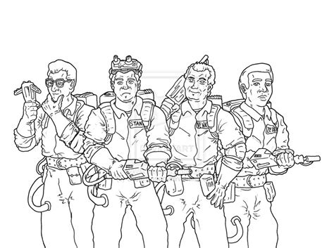 ghostbusters movies  printable coloring pages