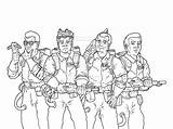 Ghostbusters Coloring Pages Printable Movies Drawing Color Print Drawings Kids Getcolorings sketch template