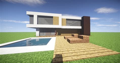 modern house schematic minecraft map