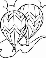 Coloring Pages Balloon Large Air Hot Print Printable Adults Elderly Color Seniors Balloons Awesome Adult Sheets Book Kids Clipart Outline sketch template