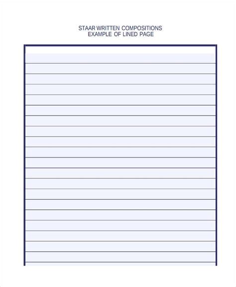 pin  kiki fobell  school lined writing paper printable lined