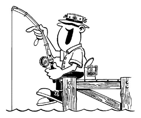 fishing sports kids coloring pages