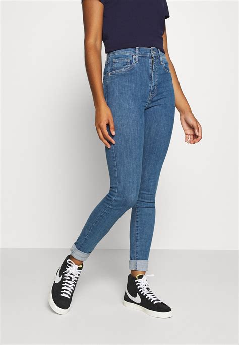 Levi S® Mile High Super Jeans Skinny Fit Galaxy Stoned Blue Denim