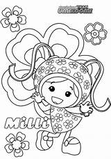 Umizoomi Coloring Team Milli Size Print sketch template