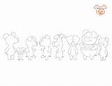 Wibbly Pig Coloring Pages Pigs sketch template