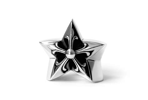 chrome hearts large star ring