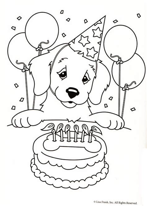 birthday coloring pages  getcoloringscom  printable colorings