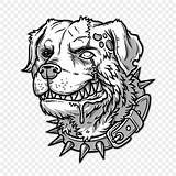 Dog Evil Mad Vector Drawing Dogs Growling Illustration Angry Clipart Teeth Drawings Face Animal Red Pngtree Cartoon Draw Tattoo Sketches sketch template