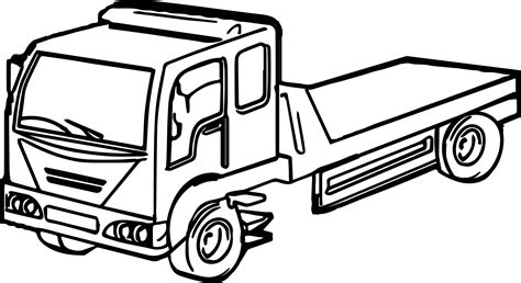 bed truck coloring page wecoloringpagecom