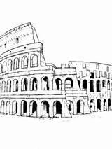 Romeinen Romeinse Rijk Kleurplaten Colosseum Topkleurplaat Kleurplaat sketch template