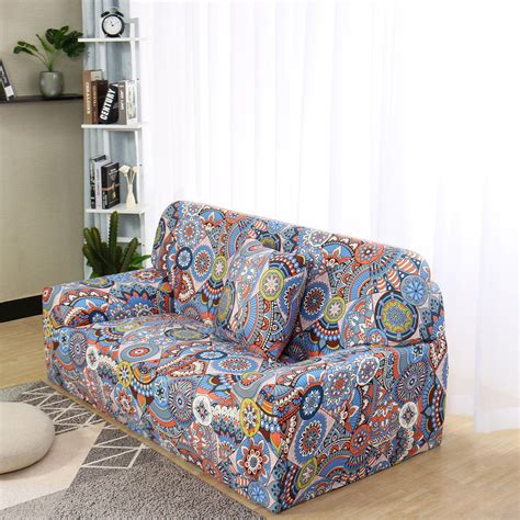 floral sofa covers stretch thick     seater slipcover couch covers blue red sofa seater