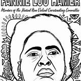Lou Fannie Coloring Sheet Hammer sketch template