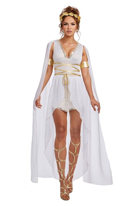 pink impulse greek goddess warrior venus womens costume godess