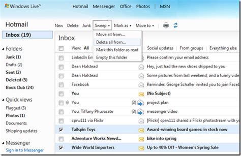 Windows Live Hotmail Completely Re Invented Read It