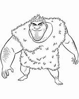 Croods Coloring Pages Grug Printable Da Colorare Colouring Kids Disegni Sheets Print Disney Stampare Color Under Movie Family Books Online sketch template