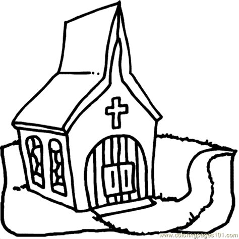 church coloring page  kids  religions printable coloring pages