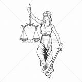 Justice Lady Drawing Scale Vector Sketch Scales Statue Getdrawings Paintingvalley Drawings sketch template