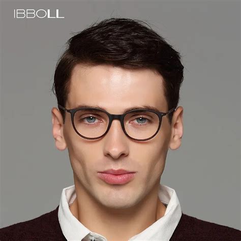 ibboll luxury top brand mens glasses frame optical  eyeglasses frames men transparent