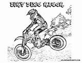 Motocross Dirt Riding Rider Malvorlagen Dirtbike sketch template