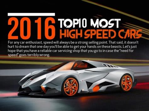 top   high speed cars