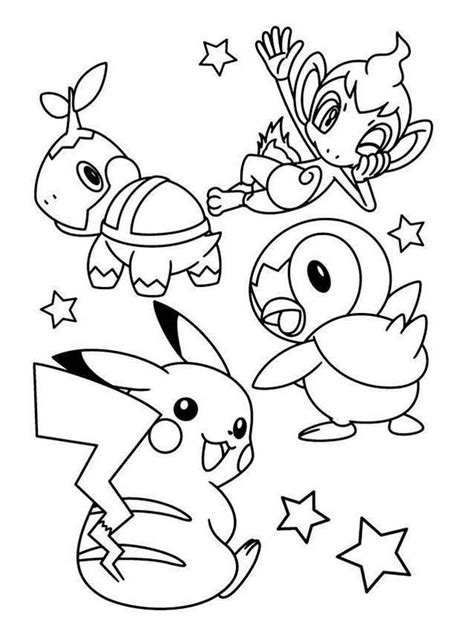 pokemon chimchar coloring pages coloring home kleurplaten