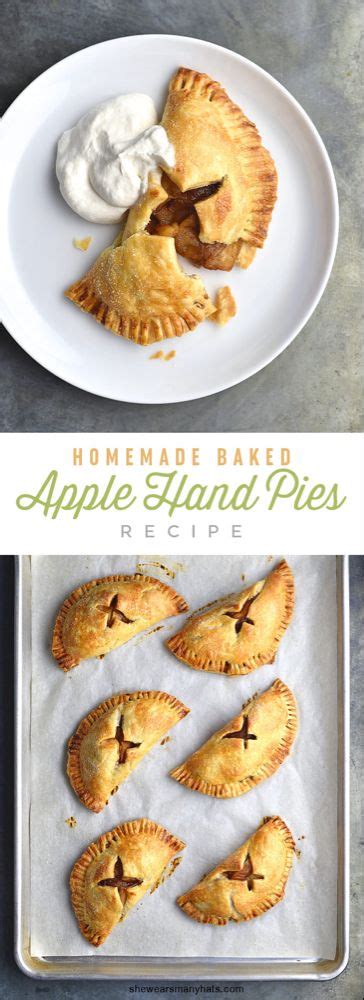 Homemade Baked Apple Hand Pies Recipe She Wears Many Hats Hand Pie