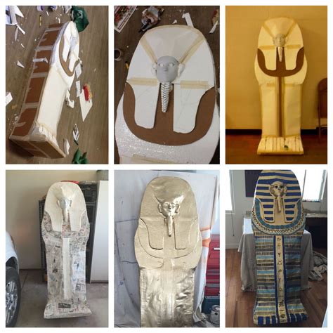 sarcophagus diy egyptian party ancient egypt crafts egypt crafts