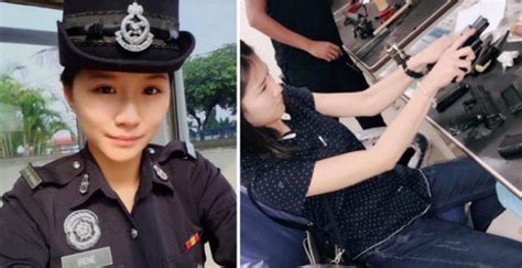 i surrender cute malaysian policewoman gets netizens