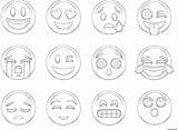 Caca Emojis sketch template