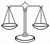 Bilancia Giustizia Gerechtigkeit Justicia Scales Balanza Justice Rechtvaardigheid Illustration Weighing Stilizzata sketch template