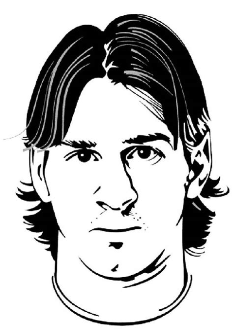 print lionel messi soccer coloring pages   lionel messi