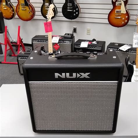 nux mighty 20 electric guitar amplifier reverb