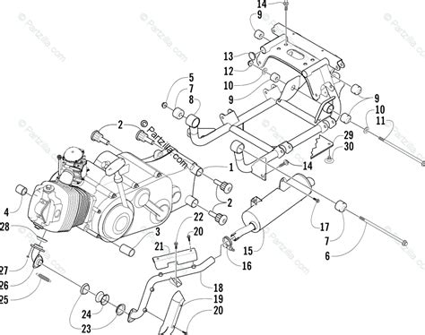 arctic cat atv  oem parts diagram  engine  related parts partzillacom