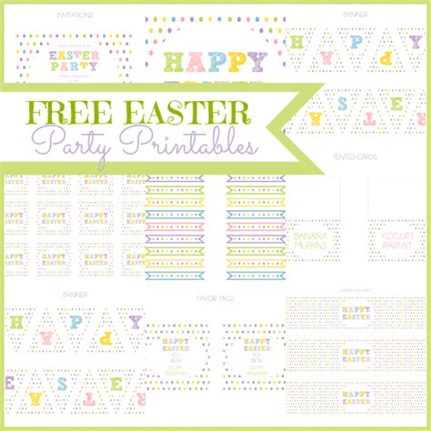 easter party printables catch  party