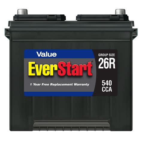 everstart  lead acid automotive battery group size   volt