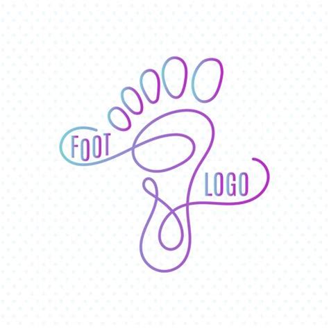 icono de signo de huella humana simbolo de los pies descalzos silueta del pie  vector en