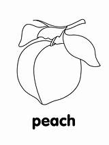 Peaches Supersimple sketch template