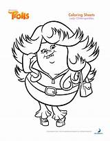 Trolls Coloring Pages Dreamworks Printable Color Getcolorings Print Direct sketch template