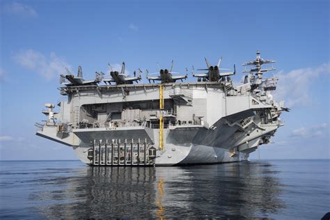 aircraft carrier uss nimitz cvn  transits  north arabian sea