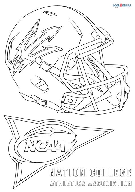 ncaa football logo coloring pages
