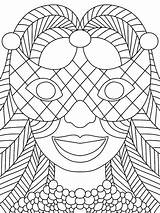 Coloring Pages Mardi Gras Printable Tuesday Print Fat 30seconds Printables Mom Tip sketch template