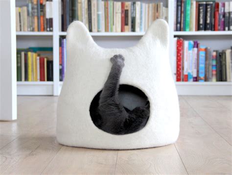 Feline Shaped Cat Caves Are A Stylishly Quirky Alternative To