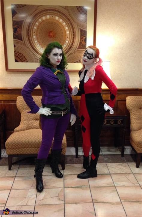 harley quinn and joker halloween costumes original diy
