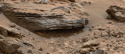 martian rocks evidence  lake currents nasa mars exploration