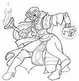 Warlock Getdrawings Drawing sketch template